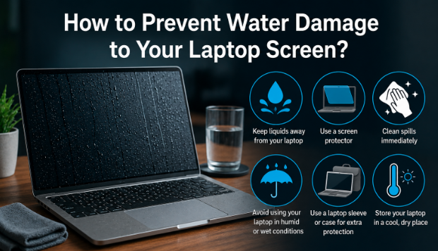 How to Prevent Water Damage to Your Laptop Screen?