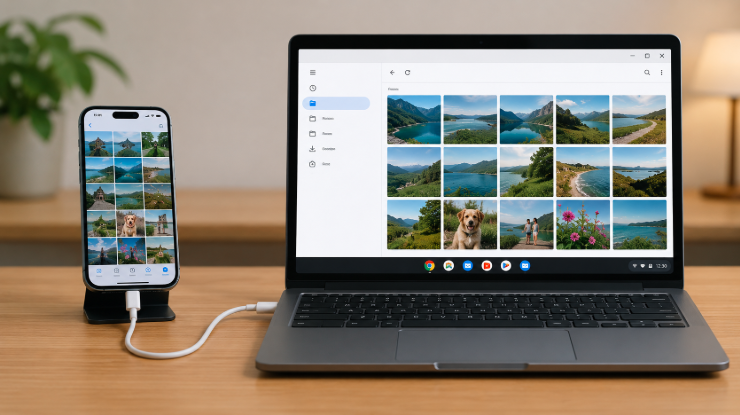 How to Transfer Photos from iPhone to Chromebook